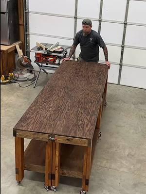 The PERFECT Workbench for any work area. #maker #woodworking #DIY #workbench #creative #transforming