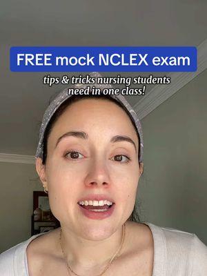 FREE? NCLEX PREP? are we for real? 👀  yes, we have a FREE mock NCLEX exam for real life. join us on jan. 20th ✨ #nclexprep #nclexstudying #nursingeducation #nclextips #nclexpass #futurenurse #nursingstudentsoftiktok #bsnstudent #nclexrn 