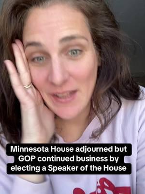 DFL members at the Minnesota House did not show up for the first day of the legislative session. GOP continues with business. DFL stated if GOP picks a speaker of the house the DFL was boycott the legislative session indefinitely. #minnesota #mn #foryoupage #dfl #gop #workingmom #mom #house 