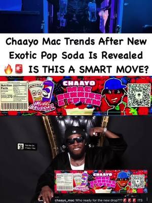 Who ready for the new drop???🚨🚨🚨 ITS TIME TO TAKE OVER THE GAME 🗣️ NEW FLAVOR UNLOCKED 🔓 THEY WON’T LET THE REAL IN SO WE KICK DOWN THE DOOR 🤝🏽 time to put all that other nonsense to a rest 😴🚀 LETS DO IT #CHAAYOMAC #ExoticPop #MuddBruddasExoticSodas #ChaayoMacBerriesAndCream