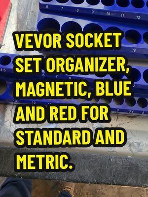 MAGNETIC SOCKET ORGANIZER, BLUE AND RED FOR STANDARD AND METRIC. #socketorganizer #magnetic #magneticsocketholders #fyp #viral #tiktok #fypage #fypシ゚viral #vevor #vevorproducts #metric #standard #tool #tools #socketholder #orginizer #sale  #tooltok #tooltiktok #toollife #mechanic #mechaniclife #sell  #toolsofthetrade #toolstoday #toolhack #tipsandtricks #deal #hacks #gadgets #tips #hack #ttslevelup #mademyyear #ttsdelightnow #giftguide #spotlightfinds #treasurefinds #tiktokshopnewyearnewaura #tiktokshoplastchance #sales #tiktokshoploveatfirstfind #fy  #tiktokshopcreator #lookatthis #tiktokshopcreatorpicks #TikTokShop #tiktokshopping #trending2024 #viralvideos #onsale #flashsale #giftideas #giftidea #tiktokshopfinds #tiktokmademebuyit #foryou #foryoupage #trending #wow #tiktokmademedoit #getyours #today #tiktokfinds #tiktokfind #tiktokviral #tiktokviralvideo #tiktokviraltrending #ttsacl @HAIDEE_Vevor @vevor shop @Vevor_US 