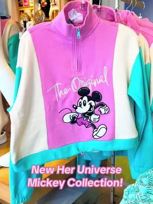 I may or may not have bought that drawstring Mickey sweatshirt! 😍 New Her Universe Mickey collection now available at Disney Springs! #disneysprings #heruniverse #disneystyle #disneysweatshirt #disneylife #disneylifestyle 