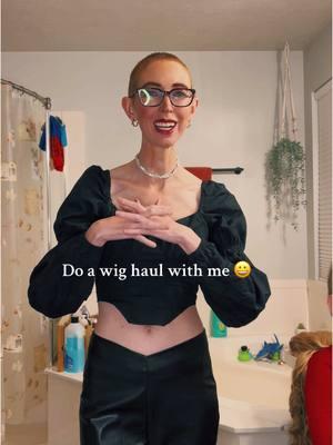 Try on wigs with me after losing hair from 😊 #chemo #chemotherapy  #breastcancer #breastcancerunder40 #invasivecarcinoma #cancer #cancerstory #BreastCancerAwareness #youngadultcancer #cancerdiagnosis #youngbreastcancer #fightingcancer #breastcancerin30s #breastcancerjourney #hairloss #shavinghead #buzzcut #pixiecut