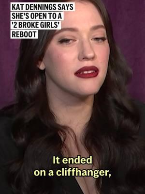 Kat Dennings responds to the idea of a "2 Broke Girls" reboot. For now, she stars alongside Tim Allen in the new ABC sitcom "Shifting Gears." #katdennings #2brokegirls #maxblack 