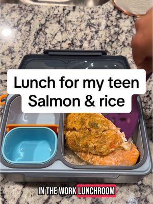 Teen lunch ideas #lunch #lunchboxideas #teenlunch #teenlunchideas #food #salmon 