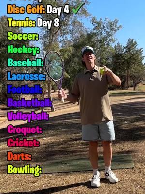 Day 8 of making a par with EVERY sport!! This par 3 is a tricky one. #tennis #tennisplayer #tennislife #sport #atp #tenniscourt #tenis #tennislove #golf #golfer #golfing #golfisfun