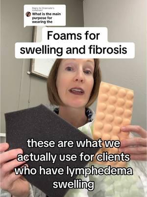 Replying to @Shamade foams help reduce swelling and fibrosis and help #lymphaticdrainage #fibrosis #plasticsurgery #lymphedema #lipo #liposuction #faja 