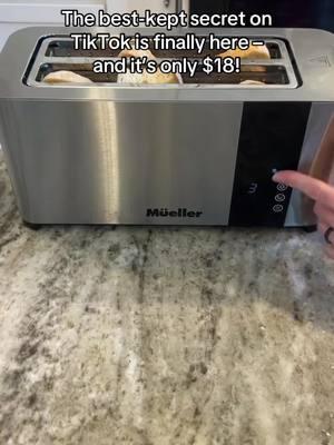 Try this Mueller UltraToast #toaster #formom #kitchen #breakfast #toasterhack #tiktokmademebuyit 