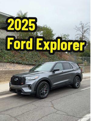 Here are some of the cool features of the 2025 Ford Explorer. Price as shown for this ST 4WD trim is $60,795. #Ford #Explorer #FordExplorer #CarTok #Review #Features #SUV #CarTech 