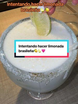 Intentando hacer limonada brasileña #limonada #limonadabrasileña #limonada #🍋‍🟩 #🍋 #🍋‍🟩