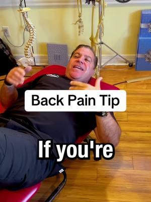 Struggling with back pain when you sleep? Try this simple hack!  Dr. Papa demonstrates how sleeping on your stomach with a pillow under your pelvis can help relieve pressure that causes lower back pain.  #BackPainRelief #ChiropracticCare #BetterSleep #PainFreeLiving #SleepTips #drpapa #papachiropractic #backpain 