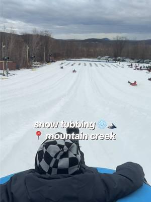 Snow tubbing with the kiddos at mountain creek ! Highly recommend before the winter is over! #snowtubbing #moutaincreek #thingstodowithkids #weekendtrip #CapCut 