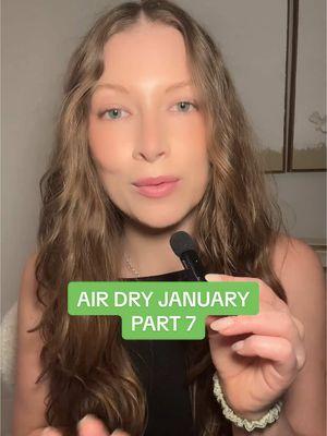 Air Dry January Part 7 〰️ The final step ✨ As you focus on self care this January, it’s so important to not forget about your hair. Taking better care of it will leave you feeling your best all year long! 💚 PS tag me if you try this method I would love to see your air dries! #airdryjanuary #hairtok #crownaffairairdry 