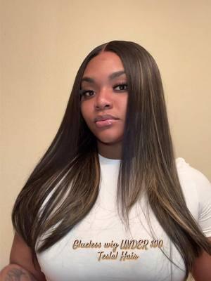 I love how full this wig is and the color is perfect for UNDER $90 😧😍 @@TESLAL HAIR SHOP##fyp##wiginstall##viral##hdlace#t#teslalhairt#trending