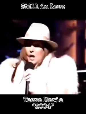 Teena Marie at The Apollo Theater 2004 "Still In Love." #tennamarie #fyp #foryoupage #legends #classicmusic #lovesong #relationships #oldschool #apollotheatre #rip #whitesoulsister# #soulmusic #natekingakadukepritchard 