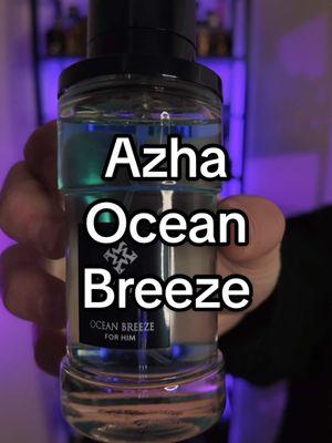 Azha Ocean Breeze  This is a very solid easy to wear mass appealing sorta fresh out of the shower type fragrance. Definitely a great value for the price  #fyp #fragrance #menscologne #azha #TikTokShop #cheapfragrances 