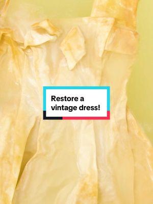 Rescue that dress from the thrift store! 👗🧵🪡🫧 You can restore it to its former glory in no time. #blossom #thrift #thriftflip #dress #dressrestoration #clothingrestoration #vintage #vintageclothing #vintagerestoration #fadedclothes #stainedclothes #clothingrescue #thriftrescue #DIY #diydress #upcycle #clothingupcycle #vintagestyle