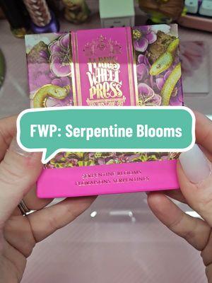 Swatch into 2025 with the new @Ferris Wheel Press Serpentine Blooms! So gorgeous! available through the link in my bio and Use code JA-HANGRY for discount! #ferriswheelpress #serpentineblooms #bestinks #writing #calligraphy #swatches #ferritales 