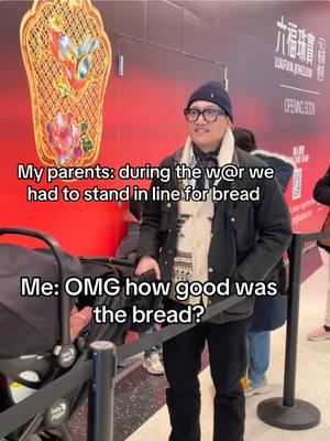 Shout out to all the bread lines out there #immigrantparents #immigrant #asianparents #asiandad #bakery #eating