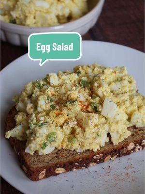 The macros on this egg salad are ⭐️⭐️⭐️⭐️⭐️ 226 cals / 25p / 4.4c / 13.4f Use my link to search my website for this one and many more high protein, macro balanced recipes like this!  Or Google Stay Fit Mom Egg Salad 🔗 https://stayfitmom.com/egg-salad/ #mealprep #highproteinmealprep #highproteinmeals #highproteinsnack #eggsalad #cottagecheese #macrofriendlyrecipes #trackingmacros