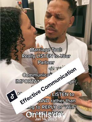 Effective communication is key!!🙏🏽 #onthisday #putGodfirst #spirituallyelevatedeverything #seemarriagementors #marriagetok #redeemedandrestored #overcominginfidelity 