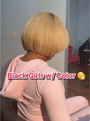 What a dramatic change!!! And I’m here for it 😌 #blackgirlmagic #hairtok #blondehair #nychaircolorist #nychairstylist #dmvhairstylist #dmvsilkpress 