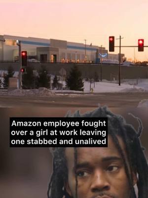 An Amazon worker died after being stabbed by a coworker at an Amazon warehouse in north St. Louis County. The fight was over a girl #veezraw #crime #news #fyp #amazon 