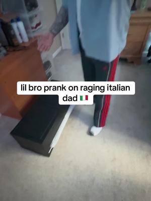 😂 cool it lil bro #foryoupage #foryou #fyp #fypp #fypage #fy #viral #rage #funny #raging #italian #dad #theragingitalian #prank 