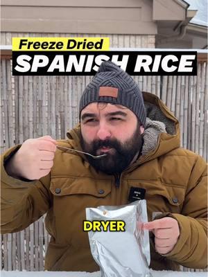 They told me the world was gonna end so I’m prepared. Let’s make camping rations with my freeze dryer #freezedried #freezedryer #spanishrice #campingfood #ration #mre 