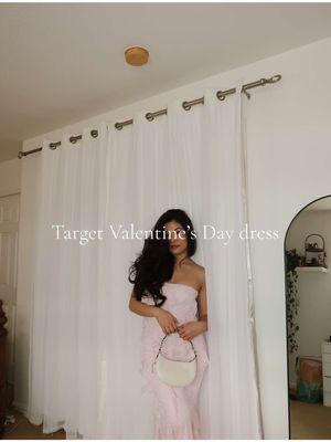 Y’all the curtain cloth comments had me CACKLINGGGG but highkey still like the dress @target #valentinesdaydress #targetdress #targetfinds #targethaul 