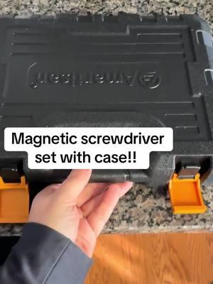 I love a good toolset that makes sense! #screwdriver #toolset #magnetictools #toolset #grabyours #shop #tools #toolkit