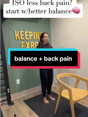 balance exercises, bc your back deserves better 🏋️‍♀️ #FunctionalFitness #PainFreeLiving #stopbackpain #vestibularrehab #balancedtraining #improvequality #qualityoflife #avoidfalling #fallwithstyle #falldownandgetbackup #chiropractic #drericaheppe #heppefxbgva #heppechiropractic 