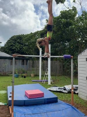 Working New Skill. Pirouette on Bar. Way to Go! 😃 #gymnastics #gymnast #L7 #sports #progressions #skills #training #having #fun #new #skill #bars #fyp #foryou #foryoupage 