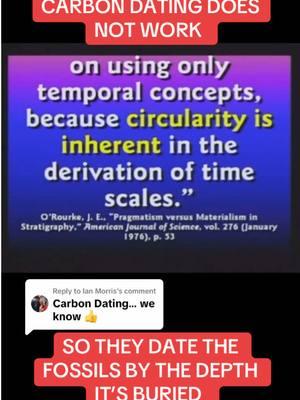 Replying to @Ian Morris #christianitytok #carbondating #creationscience #youngearthcreationist #creationist #holybible 