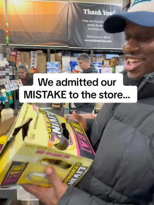 We had to apologize… While helping keep the shelves stocked, Percy made a little mistake and ended up paying the price for it—literally🤣 Huge shoutout to all the Total Wine accounts that carry our products! #NOCA #tea #lemonade #BREEZY