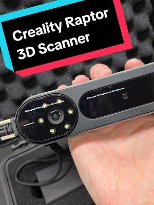 Can you sense the excitement?! The Creality Raptor 3D scanner might look like a phone, but it's SO much more! 😆 #TechMakesArt #3dprinting #Creality #3dscanning 