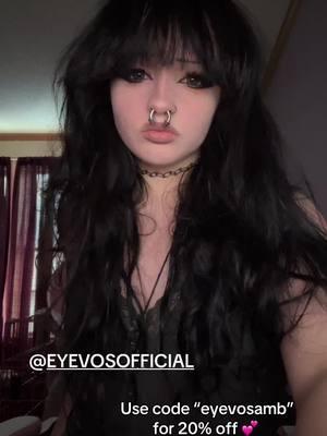 These are so perfect!! Contacts: “Dirty Fairy Mini Sclera (15 MM) from @EYEVOS OFFICIAL #eyevos #eyevosambassador 