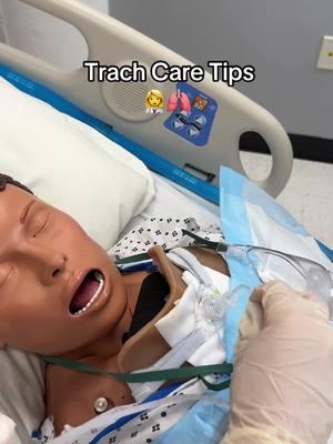 5 Trach Care Tips to Save 🫡 #nursingskills #nursingnotes #RN #trachcare #nursesofIG #tracheostomy #clinicalskills #nurseinthemaking