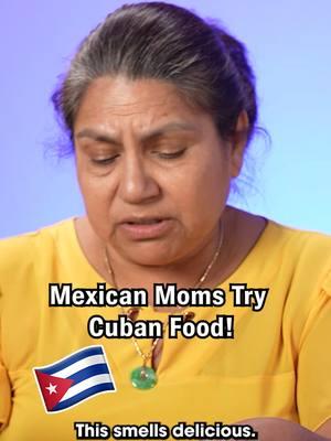 Moms try Cuban food! 🇨🇺 | Watch the full video on mamah! YT #cubanfood #cuba #mexican