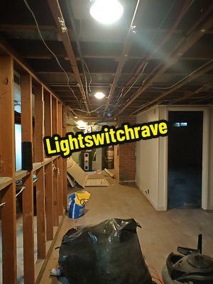 uncle Larry strikes again, this is definitely how these lights should be wired 😂 it's good that it's all gonna get reworked anyway but man... weird #electrical #hacks #lol #threeway #wired #wrong #whoops #homeownership #joy #inlove #mcmrehab 