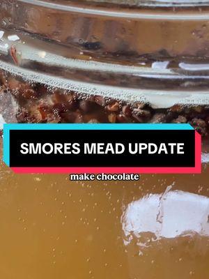 Would you try s’mores mead made with marshmallow honey? #mead #meadtok #homebrewing #homebrew 