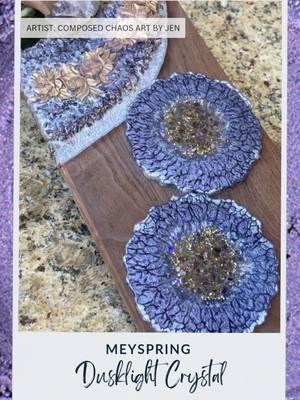 💜 Isn't there something truly mesmerizing about purple? ✨ MEYSPRING Pigments offers a stunning range of purple shades to bring your resin creations to life! Just look at this breathtaking resin geode by @_hearts.desire, showcasing our Violet Crystal and White Pearl. The results? Absolutely flawless! What would you create with these dreamy hues? 💜 .. #MeyspringPigments #MeyspringVioletCrystal #ColorCombination #ResinEpoxy #ResinProcess #ResinVideo #DiyDecor #GeodeResinArt 