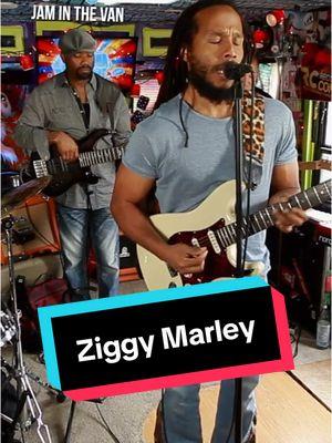 Phenomenal reggae from @Ziggy Marley for #jaminthevan’s recording studio on wheels in Ventura, California 🎶🚐 Watch the full live music session streaming now on our YT channel. #reggae #jamaicanmusic 