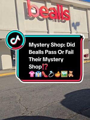 Mystery Shop: Did Bealls Pass Or Fail Their Mystery Shop⁉️ 👚👔👠💍🪔🖼🧸 @bealls #fyp #mysteryshopping #money #fun