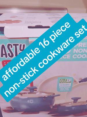 #fyp  #NonStickMagic #kitchen  #TastyCookware #AffordableStyle #MealPrepMadeEasy #HomeChefEssentials #CookLikeAPro #16PieceCookware #KitchenMustHaves #BudgetFriendlyFinds #CookingMadeSimple #NonStickLife #UpgradeYourKitchen #CookwareDeals