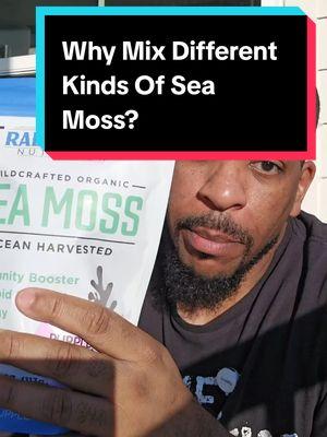 Replying to @jojopulla The benefits of mixing the different kinds of sea moss. #seamoss #irishseamoss #purpleseamoss #goldseamoss #seamossgel #fullspectrumseamoss 