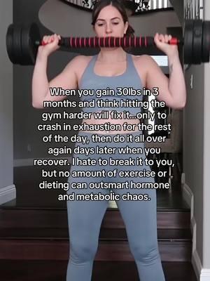 LET ME GUESS….👇🏻 you’re STILL gaining weight despite doing all the “right” things: counting calories, hitting the gym, eating “clean,” and STILL not seeing the scale budge.   Well girly, I am your solution. 🤭 🧚🏻 💫  I know what it feels like to work your butt off in the gym only to come home and crash, too exhausted to do anything else. To meticulously plan your meals and still watch the pounds pile on. To feel like your body is betraying you at every turn.   Your weight struggle isn’t just physical; it’s emotional, too. 😭 The same framework I used to heal my own metabolism, balance my hormones, and drop 30 pounds of stubborn weight is the exact process I take my clients through inside my signature program. And now, I’m sharing it with YOU. 🪄 🫧 Here’s what you can expect:   ⚡️ A deep dive into your hormones, metabolism, and gut health to uncover the ROOT of your symptoms   ⚡️ A personalized plan tailored to your unique needs and lab results   ⚡️ A proven process to lower cortisol, heal your gut, and finally balance your blood sugar   ⚡️ The tools to shift your mindset and stop punishing your body with restrictive diets and endless workouts   This is for you if you’re ready to:   🩵 LOSE the stubborn weight, gain energy, and finally feel confident in your skin   🩵 Stop guessing and start addressing the root cause of your symptoms   🩵 Build a life of energy, vitality, and balance, without burning yourself out   Apply on my page to get started! 💅🏻✨ #hashimotos #pcos #metabolism #hormones #hormonebalance #thyroidproblems #pcosweightloss #tiktoknutritionist 