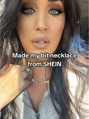 Made my very own SHEIN bit necklace gals… #bitnecklace #bit #necklac #cowgal #cowgirl #jewelry #oklahomaphotographer #kelleymaephotography #fypシ゚viral #fyp #shein #sheinfinds #westernfashion #western #westerngal 