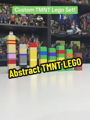 Abstract TMNT LEGO! Still one of my favorite projects. I’m sure those dig bins are filthy, though #tmnt #toys #lego #collection #nostalgia #customlego #onthisday 