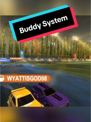 What’s a better system than the buddy system??  #putittotheside #rocketleaguehighlights #buddysystem 